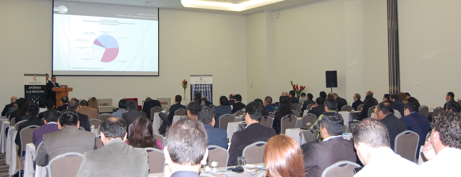 Great attendance at the VIII International Congress of Industrial Cybersecurity that ICC held on June 7 and 8 in Lima, Peru