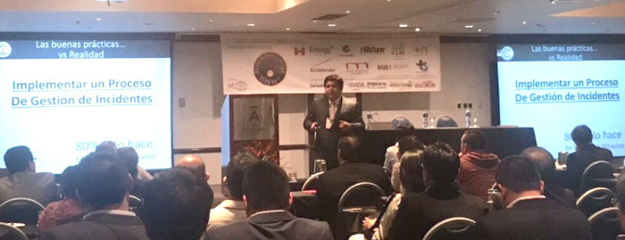 El coordinador del CCI en Perú, Ernesto Landa, ha participado en la tercera edición del Congreso Cybersecurity Mining & Energy celebrado en Lima